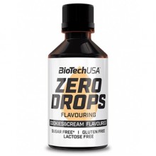 Заменитель питания BioTechUSA Zero Drops 50 ml /100 servings/ Cookies Cream