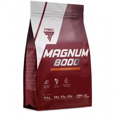 Гейнер Trec Nutrition MAGNUM 8000 1000 g /13 servings/ Banana