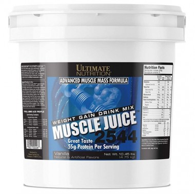 Гейнер Ultimate Nutrition Muscle Juice 2544 6000 g /24 servings/ Vanilla Гейнер Ultimate Nutrition Muscle Juice 2544 6000 g /24 servings/ Vanilla