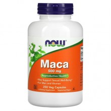 Мака NOW Foods Maca 500 mg 250 Caps