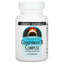 Коэнзим Source Naturals Coenzymate B Complex 60 Lozenges Orange Flavored