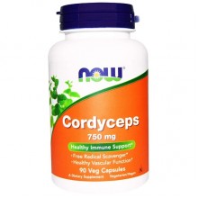 Тонизирующее средство NOW Foods Cordyceps 750 mg 90 Veg Caps