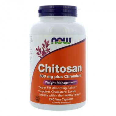 Хитозан NOW Foods Chitosan 500 mg Plus Chromium 240 Caps Хитозан NOW Foods Chitosan 500 mg Plus Chromium 240 Caps