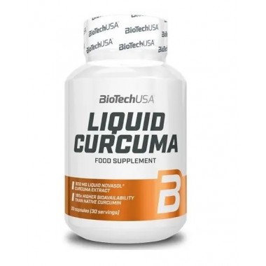 Куркумин для спорта BioTechUSA Liquid Curcuma 30 Caps