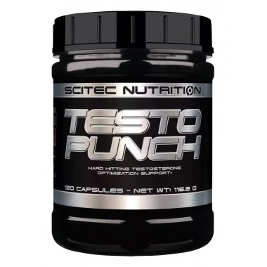 Комплексный тестостероновый препарат Scitec Nutrition Testo Punch 120 Caps