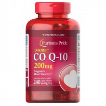Коэнзим Puritan's Pride Q-Sorb Co Q-10 200 mg 240 Softgels Коэнзим Puritan's Pride Q-Sorb Co Q-10 200 mg 240 Softgels