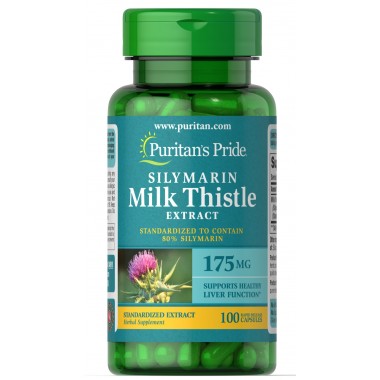 Расторопша Puritan's Pride Milk Thistle Standardized 175 mg 100 Caps