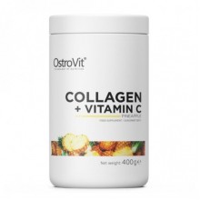 Хондропротектор (для спорта) OstroVit Collagen And Vitamin C 400 g /40 servings/ Pineapple