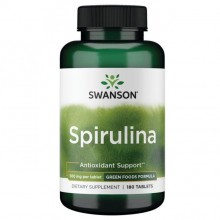 Спирулина Swanson Spirulina 500 mg 180 Tabs