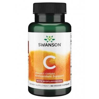 Витамин C Swanson Vitamin C Complex with Bioflavonoids 60 Veg Caps