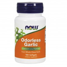 Чеснок NOW Foods Odorless Garlic 100 Softgels