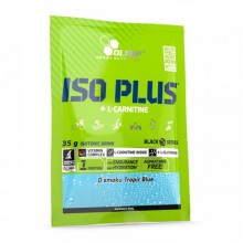 Изотоник Olimp Nutrition Iso Plus+ L-Carnitine sachet 35 g Tropic Blue Изотоник Olimp Nutrition Iso Plus+ L-Carnitine sachet 35 g Tropic Blue
