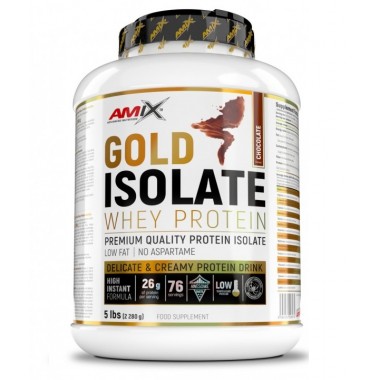 Протеин Amix Nutrition Gold Whey Protein Isolate 2280 g /76 servings/ Chocolate