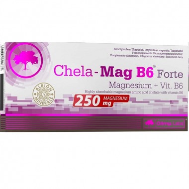 Витаминно-минеральный комплекс для спорта Olimp Nutrition Chela-Mag B6 Forte 60 Caps Витаминно-минеральный комплекс для спорта Olimp Nutrition Chela-Mag B6 Forte 60 Caps
