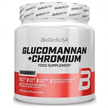 Натуральная добавка для спорта BioTechUSA Glucomannan Chromium 225 g /30 servings/