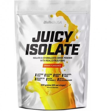 Протеин BioTechUSA Juicy Isolate 500 g /20 servings/ Orange