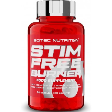 Комплексный жиросжигатель Scitec Nutrition Stim Free Burner 90 Caps