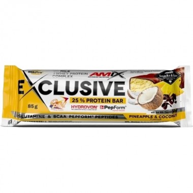 Протеиновый батончик Amix Nutrition Exclusive Protein Bar 85 g Pineapple Coconut Протеиновый батончик Amix Nutrition Exclusive Protein Bar 85 g Pineapple Coconut