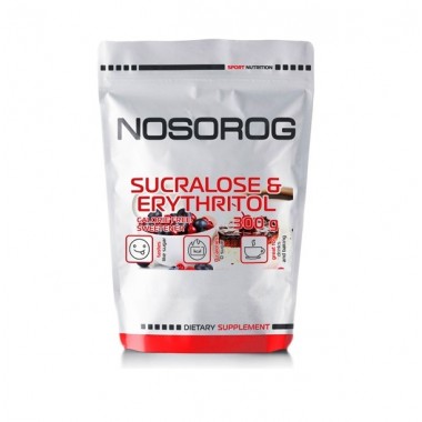 Заменитель питания Nosorog Nutrition Sucralose & Erythritol 300 g /150 servings/ Заменитель питания Nosorog Nutrition Sucralose & Erythritol 300 g /150 servings/