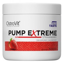 Комплекс до тренировки OstroVit Pump Extreme 300 g /30 servings/ Strawberry Комплекс до тренировки OstroVit Pump Extreme 300 g /30 servings/ Strawberry
