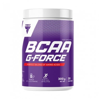 Аминокислота BCAA для спорта Trec Nutrition BCAA G-Force 300 g /30 servings/ Orange