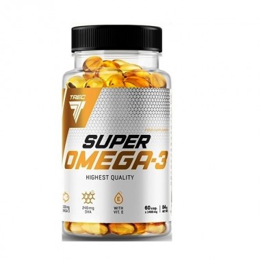 Омега для спорта Trec Nutrition Super Omega 3 60 Caps Омега для спорта Trec Nutrition Super Omega 3 60 Caps