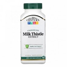 Расторопша 21st Century Standardized Milk Thistle Extract 200 Veg Caps