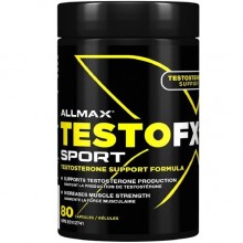 Тестостероновый бустер AllMax Nutrition TestoFX Sport, Testosterone Support Formula 80 Caps