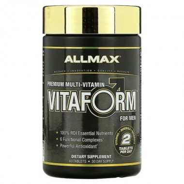 Витаминно-минеральный комплекс для спорта AllMax Nutrition VitaForm for Men 60 Tabs