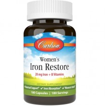 Микроэлемент Железо Carlson Labs Women's Iron Restore 180 Soft Gels