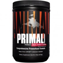 Комплекс до тренировки Universal Nutrition Animal Primal Powder, Preworkout 507,5 g /25 servings/ Fruit Punch