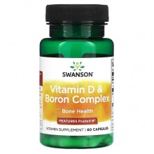 Витамин D Swanson Vitamin D3 & Boron Complex 60 Caps Витамин D Swanson Vitamin D3 & Boron Complex 60 Caps
