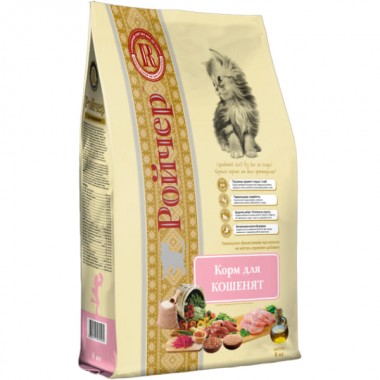  Ройчер для котят. Полноценный корм для котят всех пород. Куриное мясо, куриная печень гидролизованная. 6кг