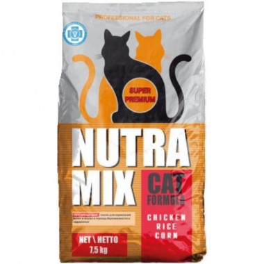  Nutra Mix Professional (оранжевая) Корм для кошек. Для беременных (куриное мясо, рис и кукуруза) 9 кг.