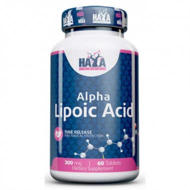 Альфа-липоевая кислота Haya Labs Alpha Lipoic Acid Time Release 300 mg 60 Tabs