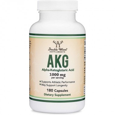 Антиоксидант Double Wood Alpha-Ketoglutaric Acid (AKG) 1000 mg (2 caps per serving) 180 Caps