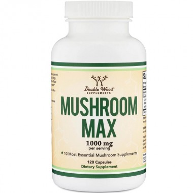 Грибной комплекс Double Wood Mushroom Max 1000 mg (2 caps per serving) 120 Caps
