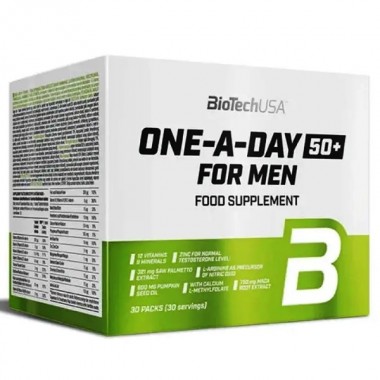 Витаминно-минеральный комплекс для спорта BioTechUSA One a day 50+ for men 30 packs