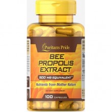 Натуральная добавка для иммунитета Puritan's Pride Bee Propolis 500 mg 100 Caps