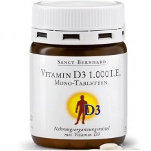 Витамин D Sanct Bernhard Vitamin D3 1000 IU 25 mcg 250 Tabs