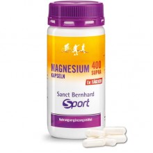 Микроэлемент Магний Sanct Bernhard Magnesium 400 mg supra 120 Caps Микроэлемент Магний Sanct Bernhard Magnesium 400 mg supra 120 Caps