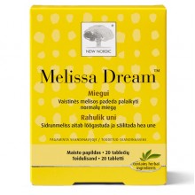 Мелисса New Nordic Melissa Dream 20 Tabs