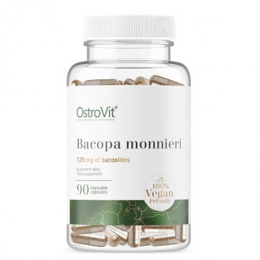 Комплекс для профилактики работы головного мозга OstroVit Bacopa Monnieri VEGE 90 Caps