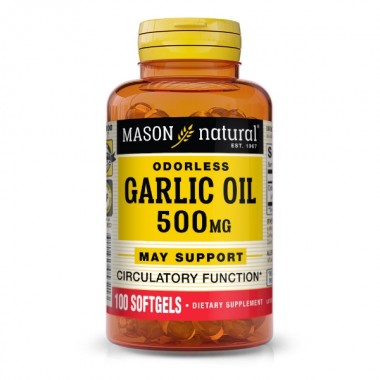 Чеснок Mason Natural Garlic Oil 500 mg 100 Caps Чеснок Mason Natural Garlic Oil 500 mg 100 Caps