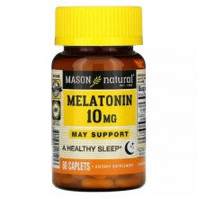 Мелатонин для сна Mason Natural Melatonin 10 mg 60 Caplets Мелатонин для сна Mason Natural Melatonin 10 mg 60 Caplets
