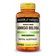 Гинкго Билоба Mason Natural Whole Herb Ginkgo Biloba 90 Caps Гинкго Билоба Mason Natural Whole Herb Ginkgo Biloba 90 Caps