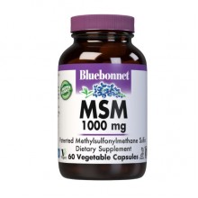 Препарат для суставов и связок Bluebonnet Nutrition MSM 1000 mg 60 Veg Caps