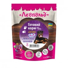 Леопольд Готовый корм с ягненком, курицей, рисом и овощами для собак, пауч (дой-пак) 500 г (12шт/уп) Леопольд Готовый корм с ягненком, курицей, рисом и овощами для собак, пауч (дой-пак) 500 г (12шт/уп)