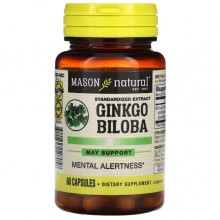 Гинкго Билоба Mason Natural Ginkgo Biloba 60 Caps