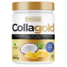 Хондропротектор (для спорта) Pure Gold Protein Collagold 300 g /25 servings/ Pina Colada Хондропротектор (для спорта) Pure Gold Protein Collagold 300 g /25 servings/ Pina Colada